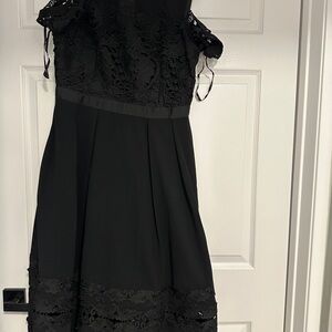 Elegant Black Lace Dress